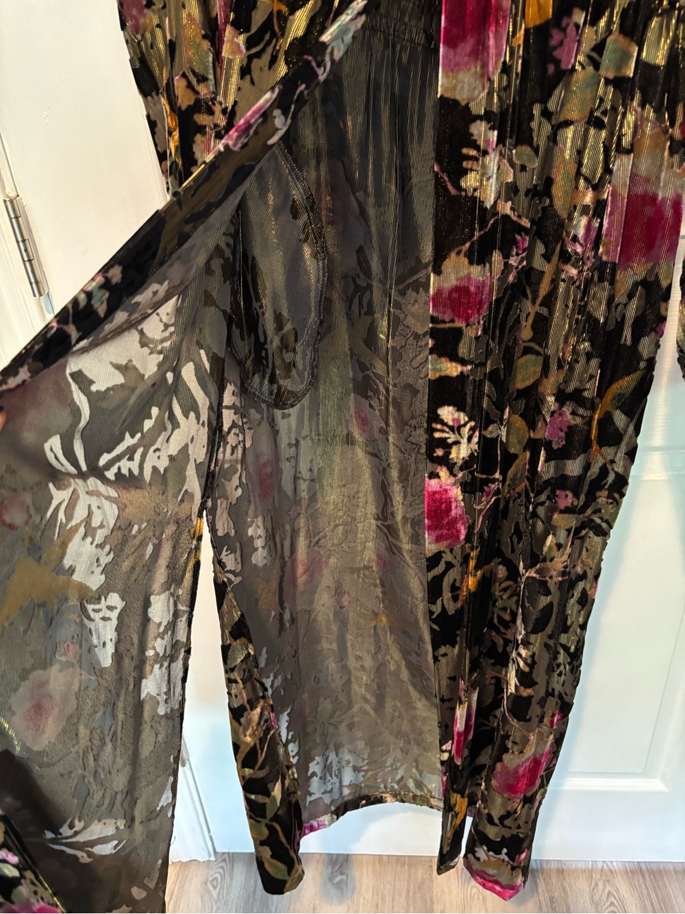 Zara Velvet Jacquard Kimono Limited Edition - Picture 11 of 16